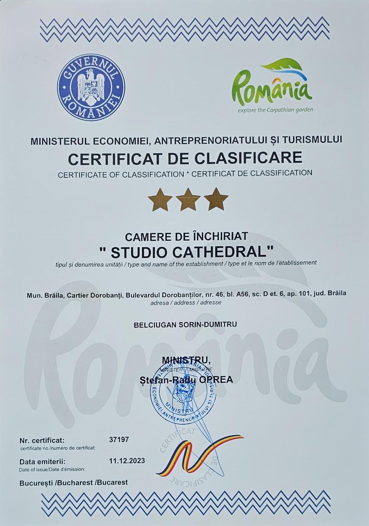 Studio Cathedral Braila Ngoại thất bức ảnh